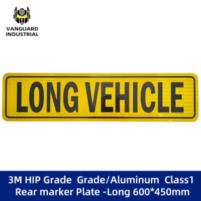 3M HIP Grade  Grade/Aluminum  Class1 Rear marker Plate -Long 600*450mm