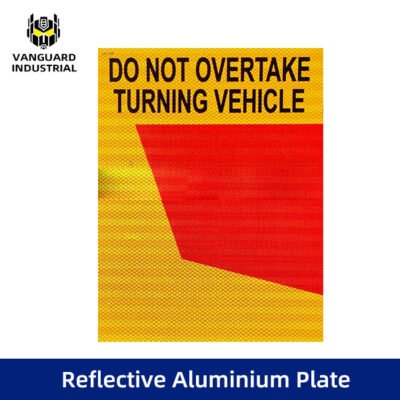 3M HIP Grade Class1 LEFT Rear Marking Plate Reflective Aluminium Plate - 300*400mm Left Hand