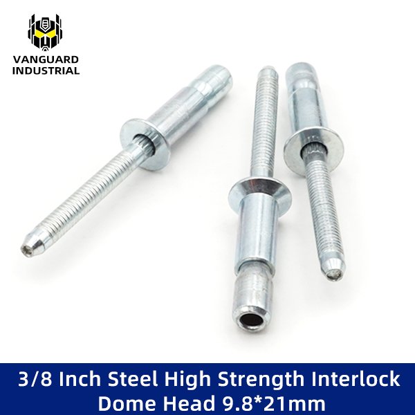 3/8 Inch Steel High Strength Interlock Dome Head 9.8*21mm