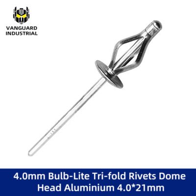 4.0mm Bulb-Lite Tri-fold Rivets Dome Head Aluminium 4.0*21mm