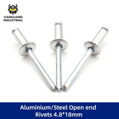 Aluminium/Steel Open end Rivets 4.8*18mm
