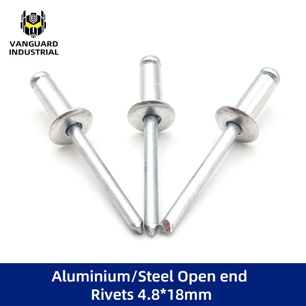 Aluminium/Steel Open end Rivets 4.8*18mm