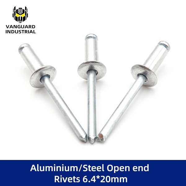 Aluminium/Steel Open end Rivets 6.4*20mm