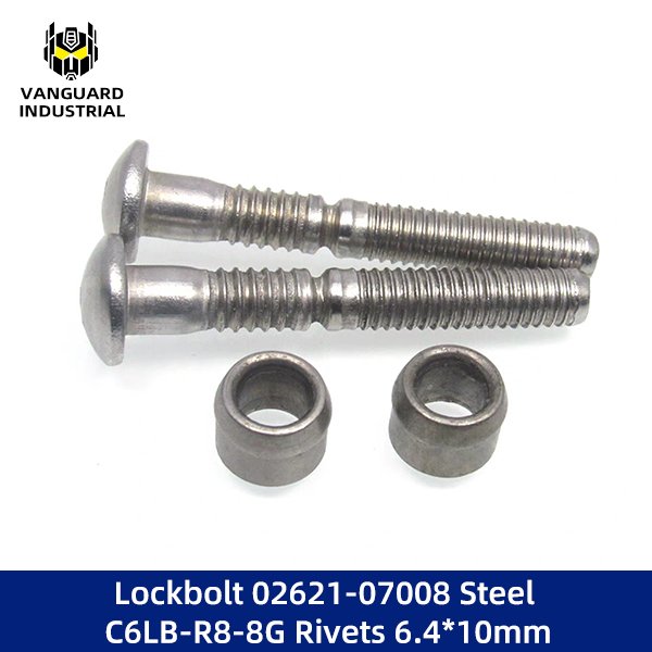 Lockbolt 02621-07008 Steel C6LB-R8-8G Rivets 6.4*10mm
