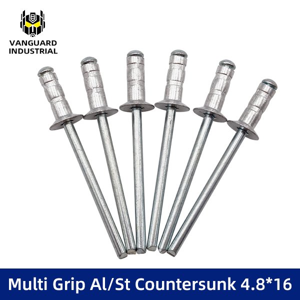 Multi Grip Al/St Countersunk 4.8*16