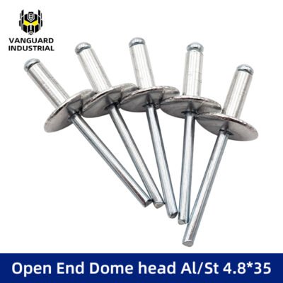 Open End Dome head Al/St 4.8*35