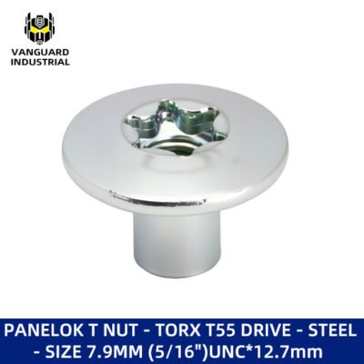 Camtainer T NUT - TORX T55 DRIVE - STEEL- SIZE 7.9MM (5/16")UNC*12.7mm