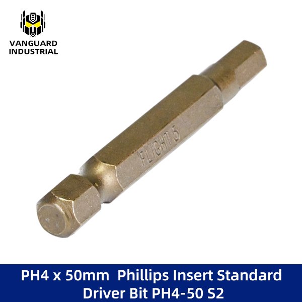 PH4 x 50mm Phillips Insert Standard Driver Bit PH4-50 S2