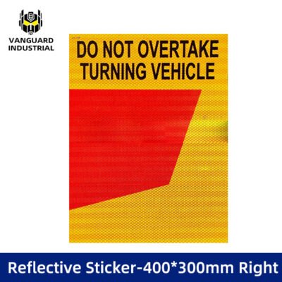 3M HIP Grade Class1 RIGHT Rear Marking Plate Reflective Sticker-300*400mm Right