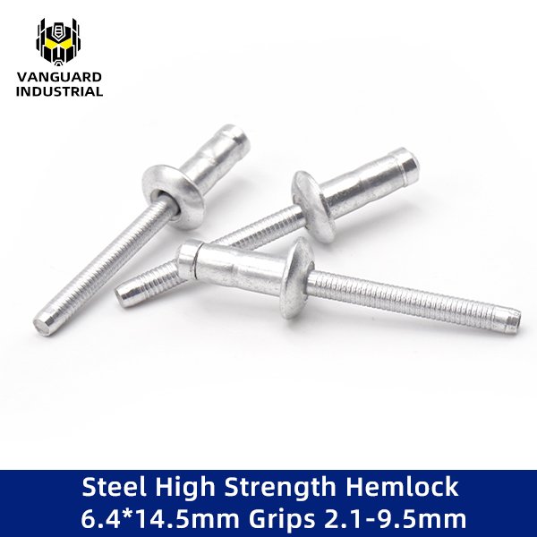 Steel High Strength Hemlock 6.4*14.5mm Grips 2.1-9.5mm