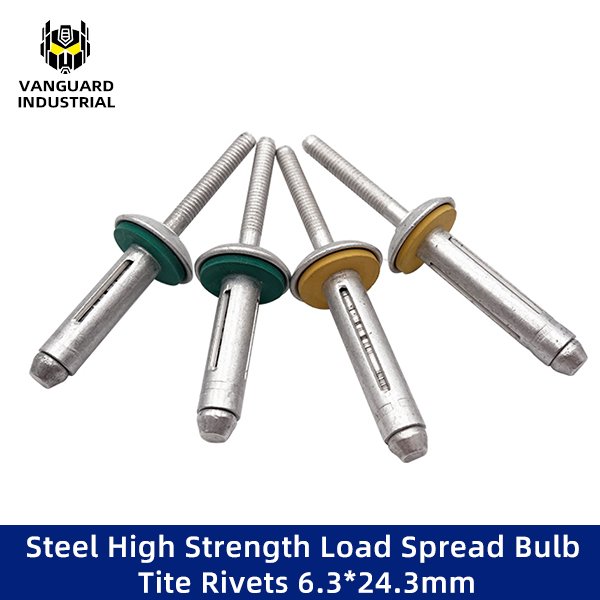 Steel High Strength Load Spread Bulb Tite Rivets 6.3*24.3mm